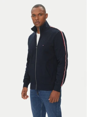 Tommy Hilfiger Bluza Global Stripe MW0MW38686 Granatowy Regular Fit