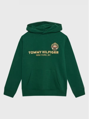 Tommy Hilfiger Bluza KB0KB07954 D Zielony Regular Fit
