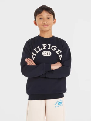 Tommy Hilfiger Bluza KB0KB08497 S Granatowy Regular Fit