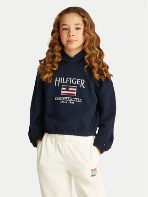 Tommy Hilfiger Bluza KG0KG08558 D Granatowy Regular Fit