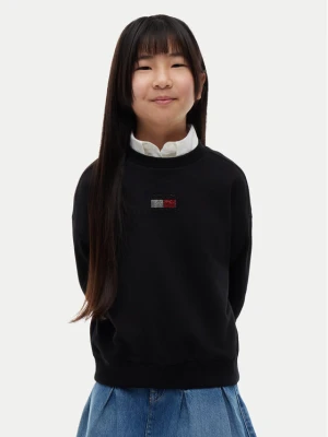 Tommy Hilfiger Bluza KG0KG09490 Czarny Regular Fit