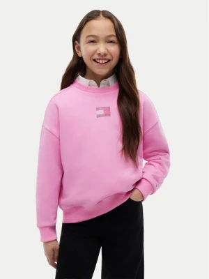 Tommy Hilfiger Bluza KG0KG09490 Różowy Regular Fit