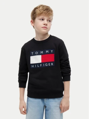 Tommy Hilfiger Bluza KS0KS00709 Czarny Regular Fit