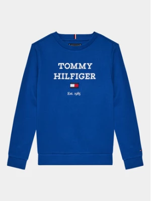 Tommy Hilfiger Bluza Logo KB0KB08713 D Niebieski Regular Fit