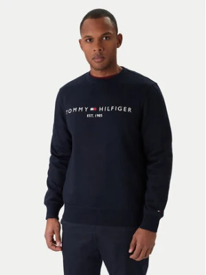 Tommy Hilfiger Bluza Logo MW0MW11596 Granatowy Regular Fit