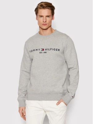 Tommy Hilfiger Bluza Logo MW0MW11596 Szary Regular Fit