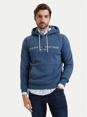 Tommy Hilfiger Bluza Logo MW0MW11599 Niebieski Regular Fit