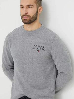 Tommy Hilfiger bluza lounge kolor szary wzorzysta UM0UM02878