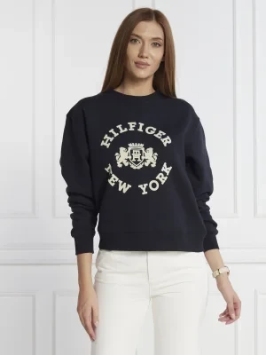 Tommy Hilfiger Bluza MDN REG VARSITY FLOCK | Regular Fit