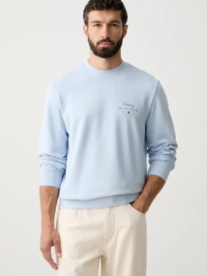 Tommy Hilfiger bluza męska bawełniana niebieski