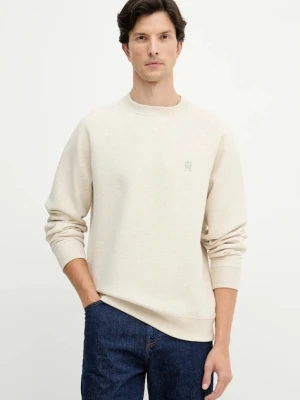 Tommy Hilfiger bluza męska kolor beżowy melanżowa MW0MW39397