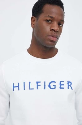 Tommy Hilfiger bluza męska kolor biały z nadrukiem