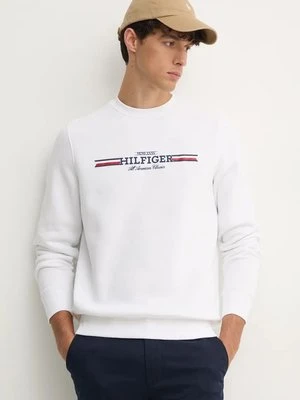 Tommy Hilfiger bluza męska kolor biały z nadrukiem MW0MW35530