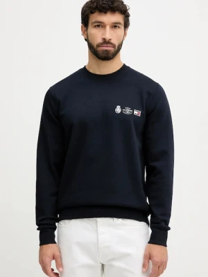 Tommy Hilfiger bluza męska kolor granatowy z nadrukiem MW0MW40863