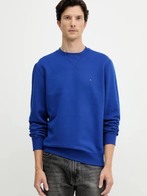 Tommy Hilfiger bluza męska kolor niebieski gładka MW0MW40000