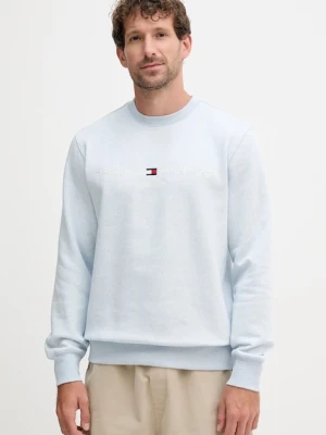 Tommy Hilfiger bluza męska kolor niebieski z aplikacją
