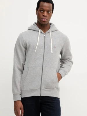 Tommy Hilfiger bluza męska kolor szary z kapturem gładka MW0MW37234