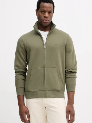 Tommy Hilfiger bluza męska kolor zielony gładka MW0MW41759