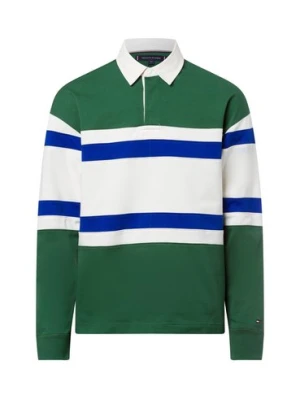 Zdjęcie produktu Tommy Hilfiger Bluza męska Mężczyźni Bawełna biały|zielony w paski,