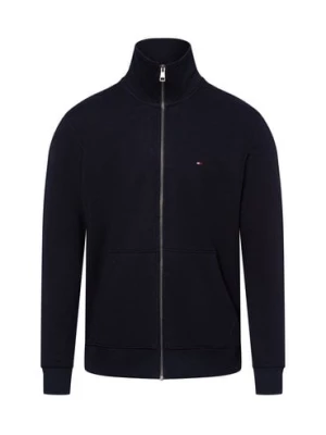 Tommy Hilfiger Bluza męska Mężczyźni Bawełna niebieski jednolity,