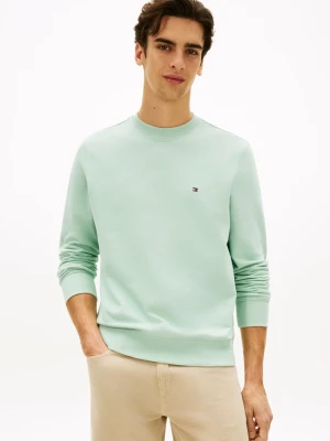 Tommy Hilfiger Bluza męska Mężczyźni Bawełna zielony,