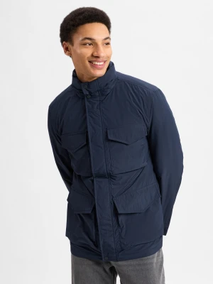 Tommy Hilfiger Bluza męska Mężczyźni niebieski jednolity,