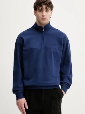 Tommy Hilfiger bluza męska z bawełną granatowy