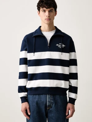 Tommy Hilfiger bluza męska z bawełną granatowy