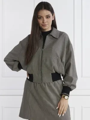 Tommy Hilfiger Bluza MINI CHECK BOMBER JACKET | Regular Fit