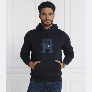 Tommy Hilfiger Bluza MONOGRAM APPLIQUE HOODY | Regular Fit