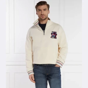 Tommy Hilfiger Bluza MONOGRAM TIPPED 1/4 ZIP | Oversize fit