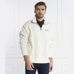 Tommy Hilfiger Bluza MONOTYPE EMBRO HALF ZIP | Regular Fit