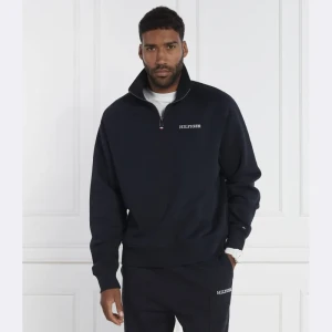 Tommy Hilfiger Bluza MONOTYPE EMBRO HALF ZIP | Regular Fit