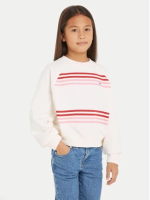 Tommy Hilfiger Bluza Monotype KG0KG08037 Écru Relaxed Fit