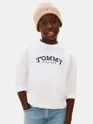 Tommy Hilfiger Bluza Monotype Print KB0KB10052 Biały Regular Fit