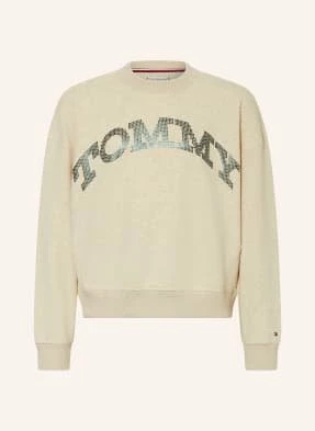 Tommy Hilfiger Bluza Nierozpinana Z Cekinami beige