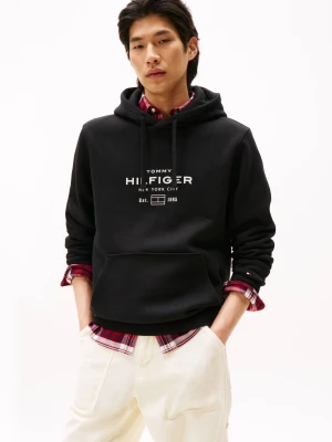 Tommy Hilfiger Bluza OVAL GRAPHIC | Relaxed fit czarny