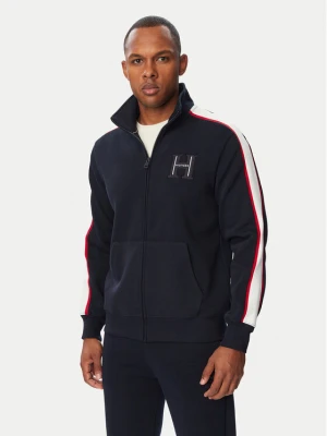 Tommy Hilfiger Bluza Pique H Badge MW0MW44957 Granatowy Regular Fit