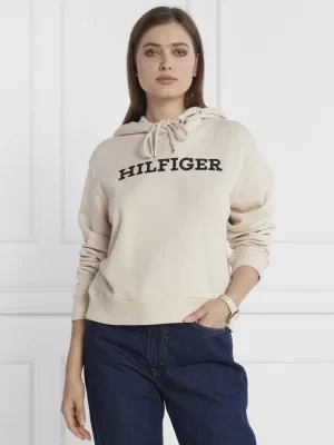 Tommy Hilfiger Bluza REG MONOTYPE EMB HOODIE | Regular Fit