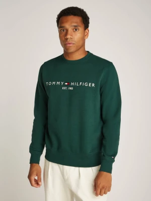 Tommy Hilfiger Bluza | Regular Fit butelkowa zieleń