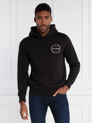 Tommy Hilfiger Bluza ROUNDEL | Regular Fit czarny