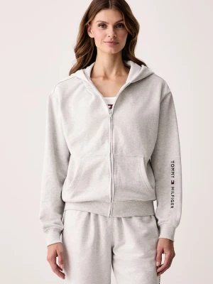 Tommy Hilfiger bluza rozpinana damska bawełniana szary