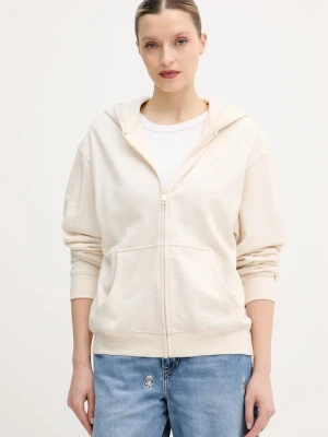 Tommy Hilfiger bluza rozpinana z kapturem damska z bawełną