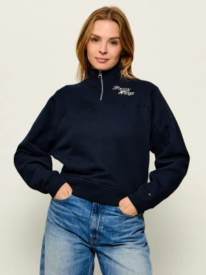 Tommy Hilfiger Bluza Script | Regular Fit granatowy