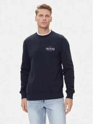 Tommy Hilfiger Bluza Stacked MW0MW39376 Granatowy Regular Fit