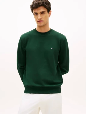 Tommy Hilfiger Bluza | Regular Fit butelkowa zieleń