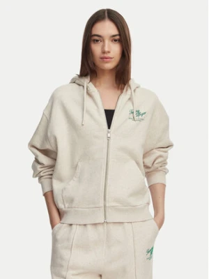 Tommy Hilfiger Bluza Terry WW0WW47845 Kremowy Relaxed Fit