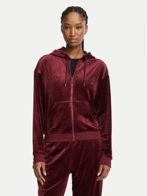 Tommy Hilfiger Bluza UW0UW06706 Bordowy Regular Fit