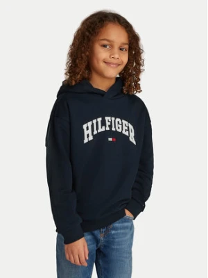 Tommy Hilfiger Bluza Varsity KB0KB09574 Granatowy Relaxed Fit