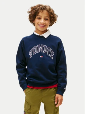 Tommy Hilfiger Bluza Varsity KB0KB09899 Granatowy Regular Fit